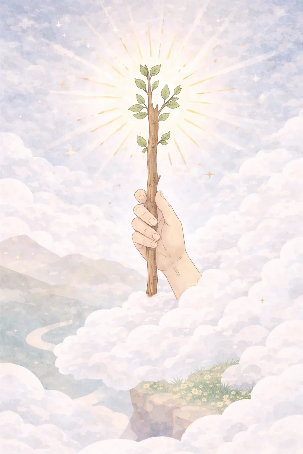 Ace of Wands tarot card artwork