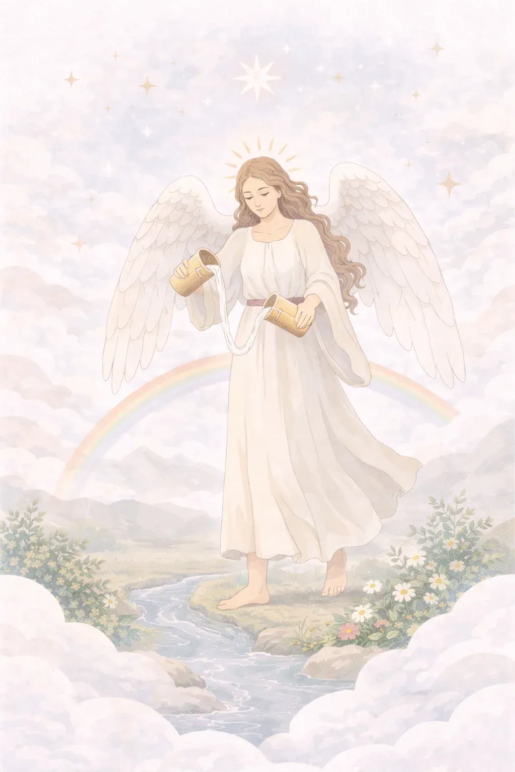 Temperance tarot card artwork